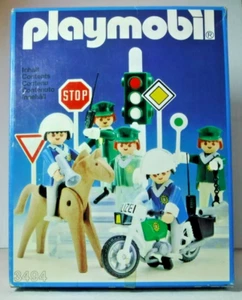 Playmobil Feuerwehr & Polizei Vintage 3494 Verkehrspolizei & Motorräder 1983 Neu in OVP /B5 - Bild 1 von 4