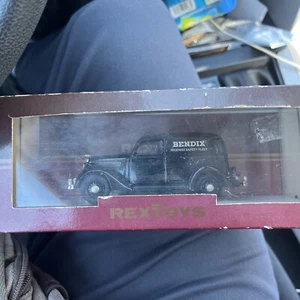 1:43 Scale Rextoys Ford 1935 black sedan “bendix highway safety fleet” NIB - Picture 1 of 5
