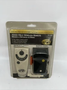 Hampton Bay HandHeld Wireless Remote 191691 Transmitter Receiver Ceiling Fan E#4 - Picture 1 of 6