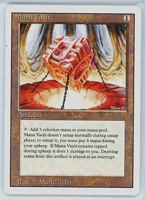 Mana Vault - 3rd Edition (Revised) - Light Play!! - Image 1 of 2