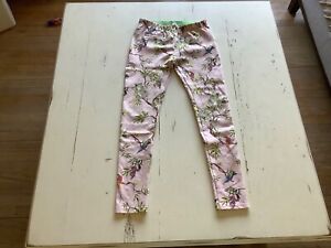 Zara Girls Tropical Print Koala Bear Pink Leggings 13 14 Free Shipping