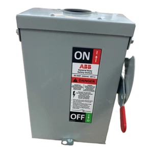 New ABB 3 Pole TGN3221R 30A Non-Fusible General Duty Safety Switch - Picture 1 of 4