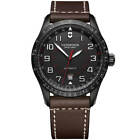 Victorinox Swiss Army Mens Watch Airboss Mechanical Automatic Black Dial 241821