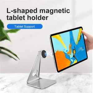 Adjustable Rotating Magnetic Mount Stand Desktop Holder for iPad Tablet iPhone - Picture 1 of 13