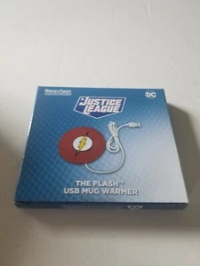 CULTUREFLY WORLD'S FINEST JUSTICE LEAGUE FLASH USB MUG WARMER NIB - Picture 1 of 3