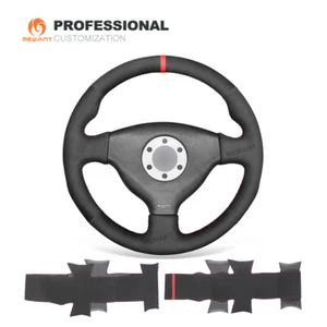 MEWANT Suede Car Steering Wheel Cover for Mitsubishi Lancer EVO 5 V 1998 6 VI - Imagen 1 de 11