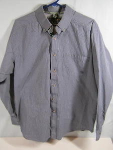 Ariat Pro Series Button Down Shirt Men L Long Sleeve Casual Work Active Ranch - Picture 1 of 8