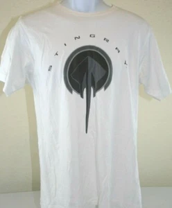 C6 Corvette Stingray Graphic Logo S/S Chevy White Tee T-Shirt Mens Medium - Picture 1 of 4