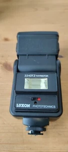 Flash electrónico con cabezal de rebote zoom automático Luxon Phototechnics 224 DTZ - Probado - Imagen 1 de 13