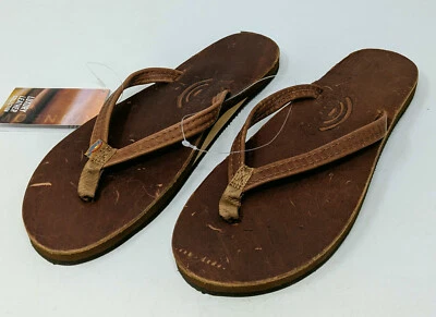 Rainbow Sandals Tahitian Tan Womens L11 10.5-11.5 Leather 301ALLN - NEW NWT - Image 1 of 4
