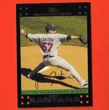2007 Topps Baseball Johan Santana Minnesota Twins #321