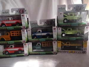 M2 Machines Chevrolet an fordTruck Lot of 8 1:64 Trucks - Picture 1 of 12