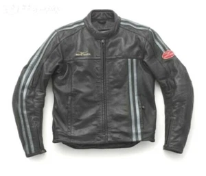 Moto Guzzi Motorbike / Motorcycle Leather Jacket In Cowhide/Protection/ All Size - Picture 1 of 2