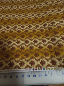 Fall Harvest Bouquets sewing cotton Fabric / yd  44" - Picture 1 of 3