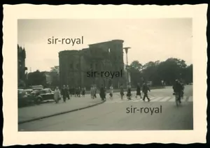 Treviri anni '50 - Porta Nigra - Brezelkäfer VW Maggiolino Auto - Foto 10x7cm - Foto 1 di 2