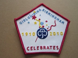 Birmingham 2010 Girl Guides Cloth Patch Badge L5K C - Picture 1 of 2