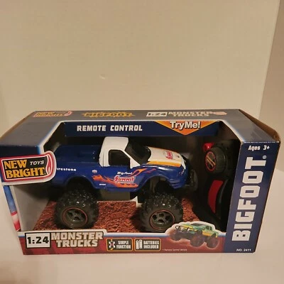 全新 Bright Toys 遥控器 (RC) 怪物卡车,Bigfoot Summit — 第 1/4 张图片