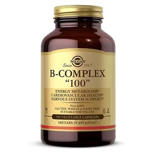 Solgar B-Complex "100" 100 Vegetable Capsules - Picture 1 of 11