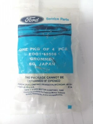 Paquete de ojales de cuarto de ajuste Ford OEM. 4 MX3 323 1990-95 Mazda E001-68-506 Foto 1 de 3