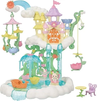 EPOCH Sylvanian Families Yumeiro Dreamy Fairy Castle in the Sky F-37 Baby NEW from JP