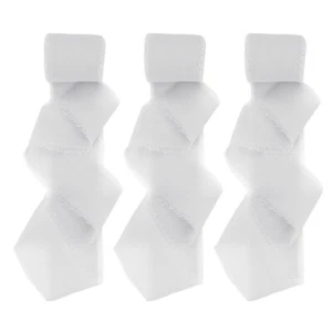 3 Roll 1.5"x7 Yd Handmade Fringe Chiffon Ribbon Frayed Silk Ribbon Light Grey - Picture 1 of 6