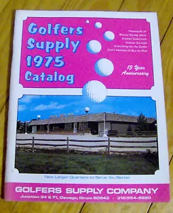 RARE vintage 1976 GOLFERS SUPPLY CATALOG 100 pages golf equipment reference club - Picture 1 of 7
