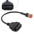 4Pin to OBD2 Diagnostic Scanner Adapter Cable For Harley Davidson 16Pin to 4Pin