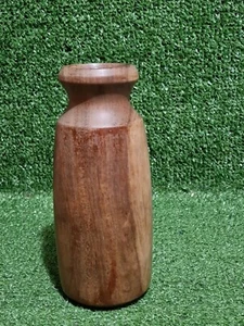 Jarrón de madera Bubinga hierba seca/flor/brote florero madera exótica África occidental - Imagen 1 de 8