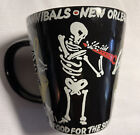 New Orleans Jazz Cannibals Skeleton Mug Cup Music Festival Rare Black Halloween