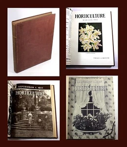 1933 HORTICULTURAL MAGAZINE VOLUME XI-Gardening,Botany,Roses,Gardens - Picture 1 of 9