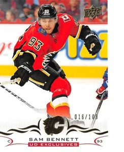 2018-19 Upper Deck Exclusives #28 Sam Bennett /100 - Bild 1 von 2