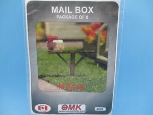 KITS MODELO OSBORN ESCALA N - BUZONES DE CORREO - #3035 - ¡PAQUETE DE 8! - Imagen 1 de 1