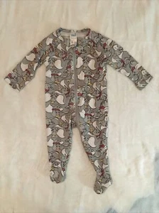 Disney Dumbo Sleepsuit Coverall Jumpsuit Bodysuit Size 0 - Picture 1 of 2