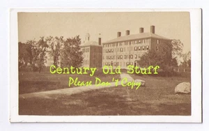 Foto antigua en CDV de Phillips Academy en Andover, Massachusetts, MA - Imagen 1 de 2