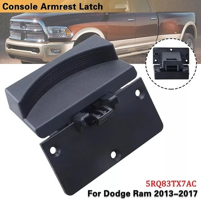 Cierre de tapa de reposabrazos de consola completa para Dodge Ram 1500/2500/3500/4500/5500 2013-2018 Foto 1 de 4