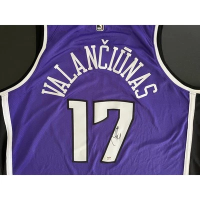 Jonas Valančiūnas Signed Sacramento Kings Jersey PSA/DNA - Image 1 of 4