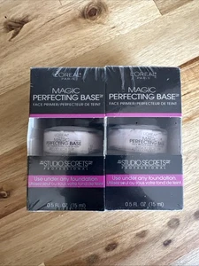 2 primer viso Loreal Magic base perfezionante 0,5 fl oz segreti studio #890 - Foto 1 di 6