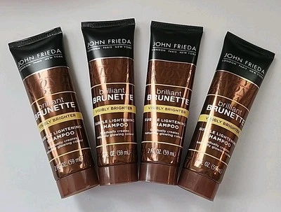 Champú aclarador sutil visiblemente brillante morena John Frieda 2 oz 4 Foto 1 de 4