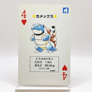 Blastoise Pokemon Red Charizard Playing Cards 1996 Nintendo Japanese Japan Anime - Picture 1 of 10