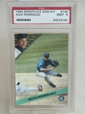 1994 SPORTFLICS 2000 ROOKIE/TRADED #148 ALEX RODRIGUEZ RC PSA 9 PC 🔥🔥 - Image 1 of 2