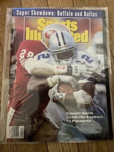 Emmitt Smith Rookie 1993 Sports Illustrated Newsstand First Appearance - Foto 1 di 2
