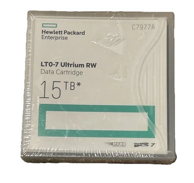 NEW HP C7977A LTO-7 Ultrium RW 15TB Data Cartridge - Image 1 of 4