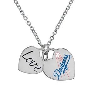 Game Time 101604 MLB LA Dodgers Heart Necklace - Picture 1 of 1