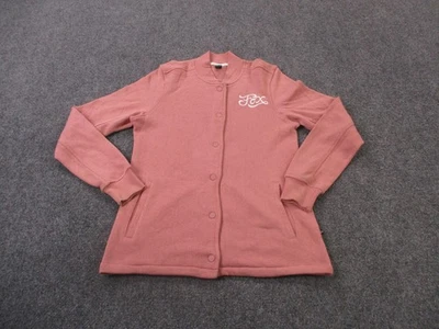 Fox Racing Sweater Women XS Pink Cardigan Sport Varsity Preppy Fall  Logo - Image 1 of 4