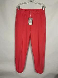 On Cloud Women’s Club Pants Size Medium 30x27.5” Active Sweatpants Coral New - Picture 1 of 19