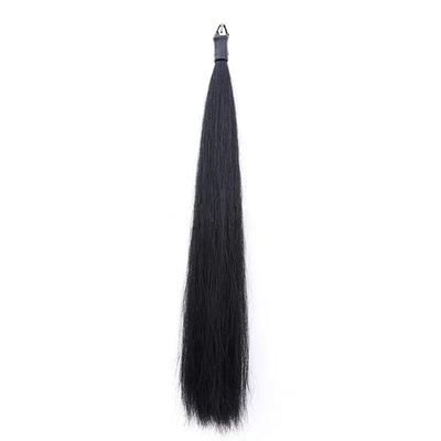 Horse Tail Extensions with Braided Horsehair Loop, Blunt Cut Bottom, 34-36 in... - Image 1 of 4