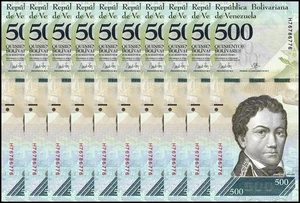 Venezuela 500 Bolívar Fuerte, 2017, P-94b, UNC X 10 PIEZAS - Imagen 1 de 2