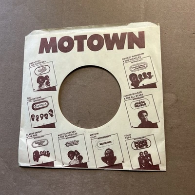 1 Company Sleeve Only Motown Temptations Diana Ross The Supremes Marvin Gaye Foto 1 de 3