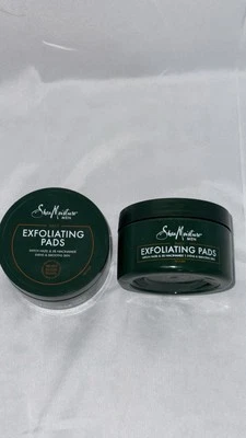 SHEA MOISTURE Men Exfoliating Pads Witch Hazel 30 Pads Each 2 Pack - Image 1 of 4