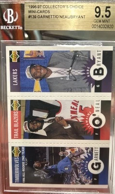 1996-97 Upper Deck Collector's Choice - Upper Deck Kobe Bryant, Kevin BGS 9.5 💎 - Image 1 of 3